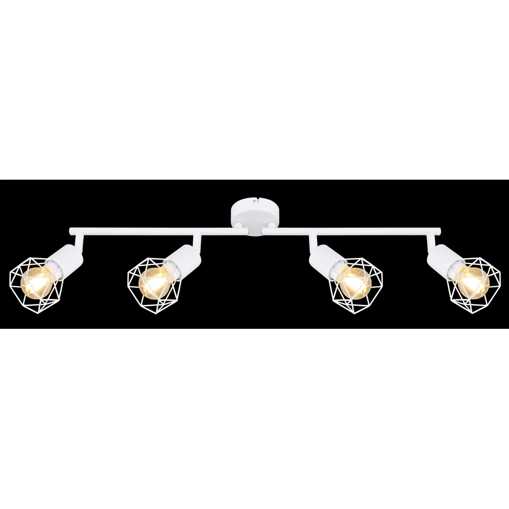 Lampe de plafond Xara I Blanc à 4 lumières Globo 9007371406999