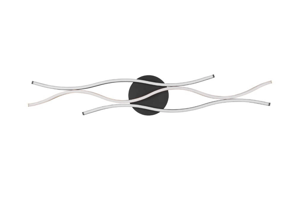 Plafonnier Blaze noir avec de l'or Trio 4017807539912