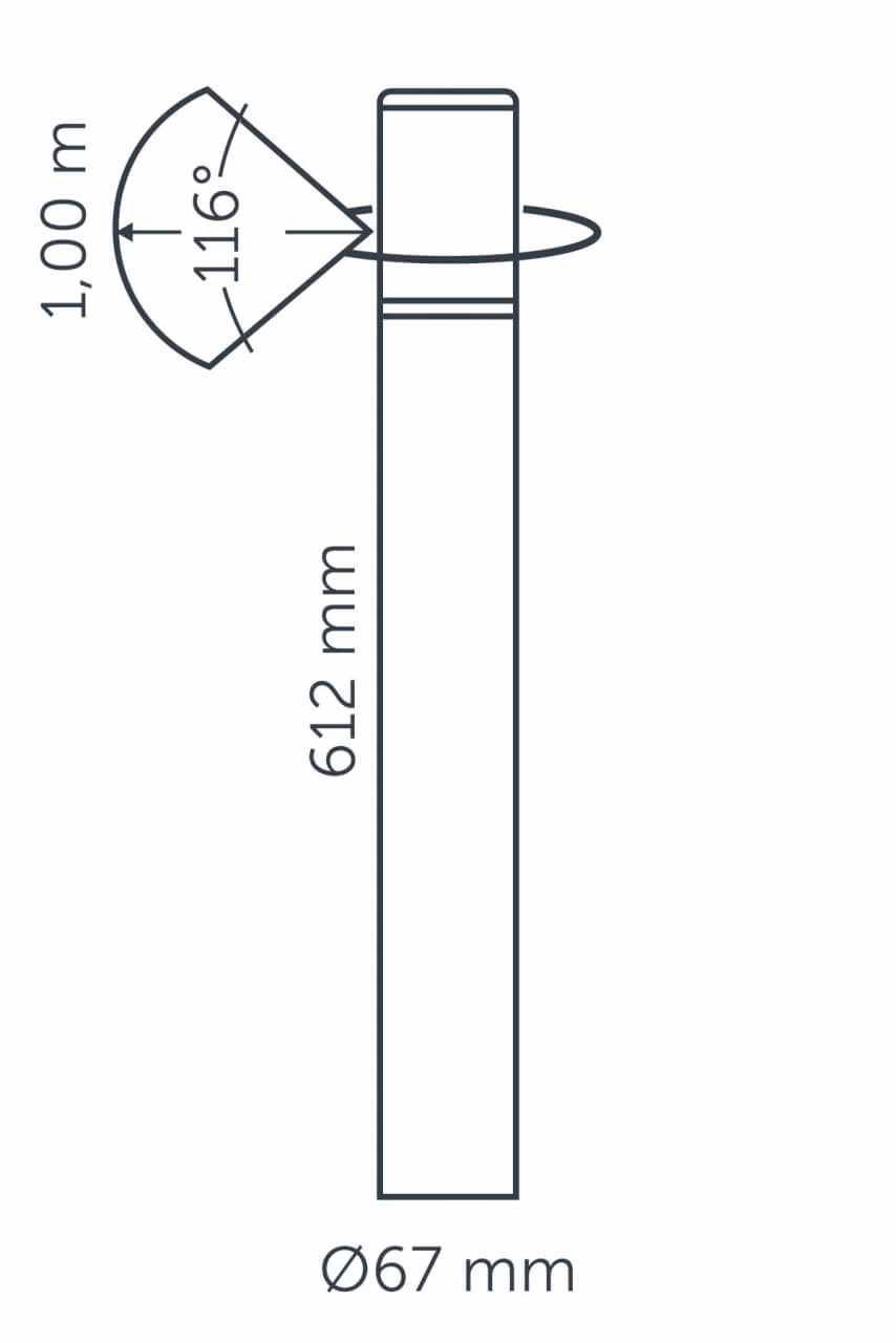 Lampe de jardin Liv White LED 12 volts In-lite 8717051005190