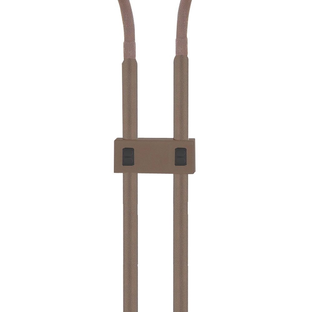 Lampe de lecture LED à deux lampes Málaga chocolat Highlight 8718379052491