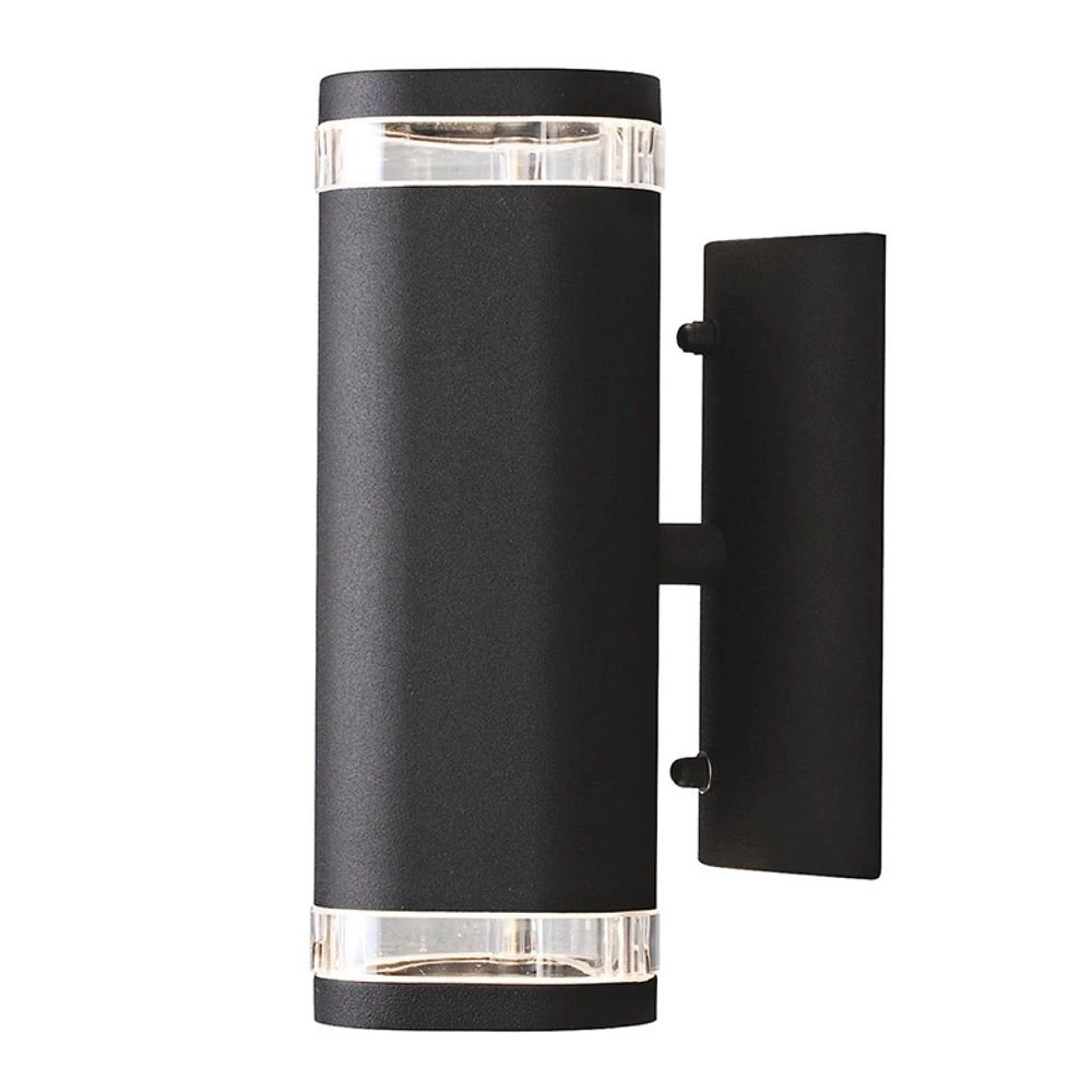 Spot murale Modena Up - Down 2 lumières 23cm noir