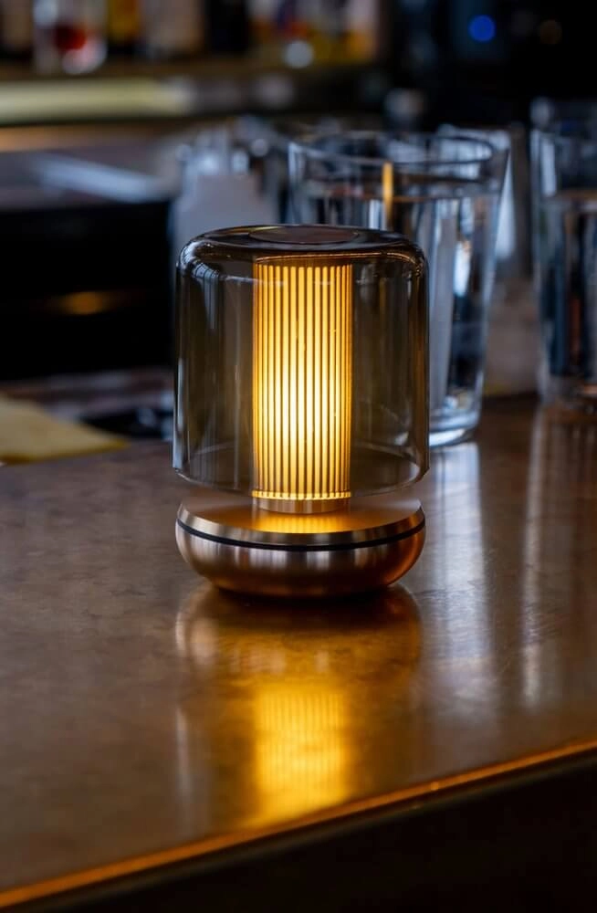 Lampe de table rechargeable Firefly noir Humble 6097522568556