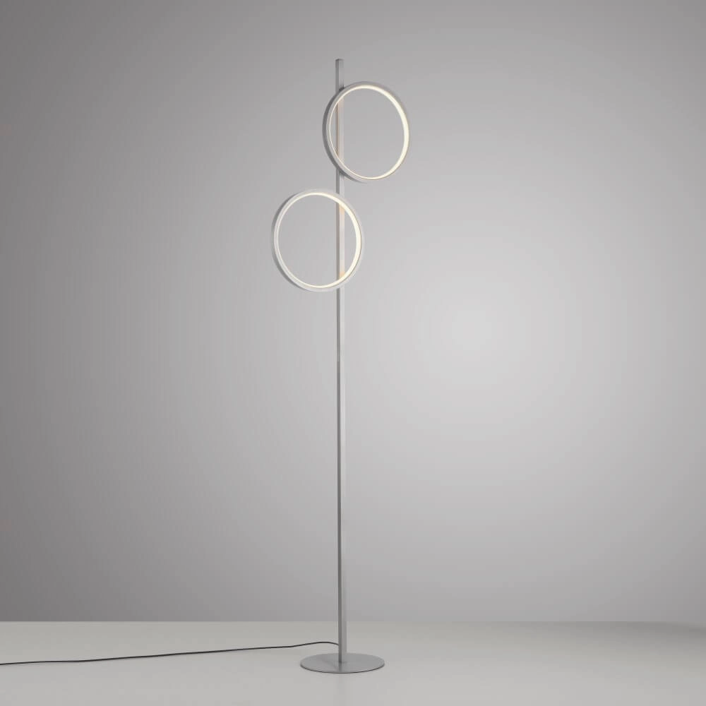 Lampadaire Mini Ritus argent Just Light 4043689002091