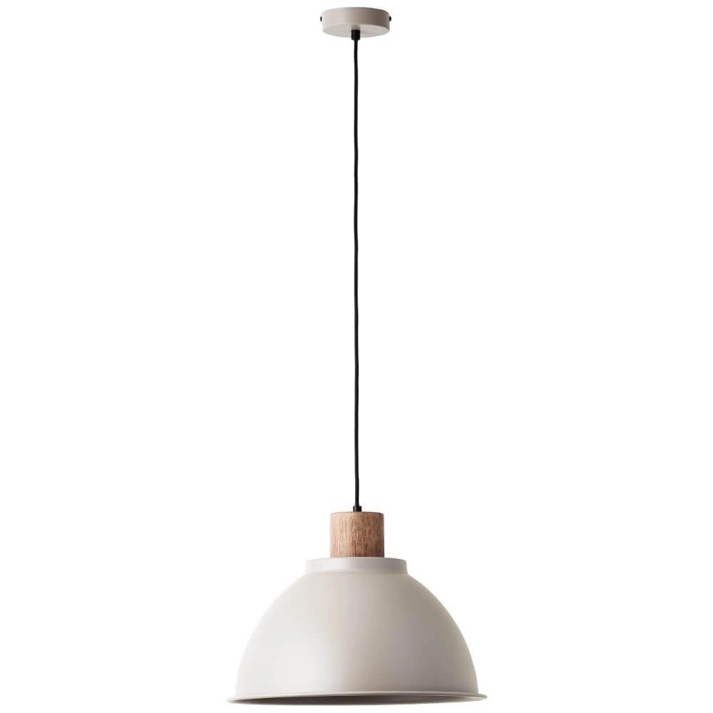 Lampe suspendue Erena Ø 38cm taupe Brilliant 4004353413056