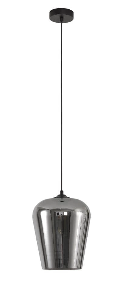 Lampe suspendue Tombo verre en titane Ø 23cm Artdelight 8719831737673