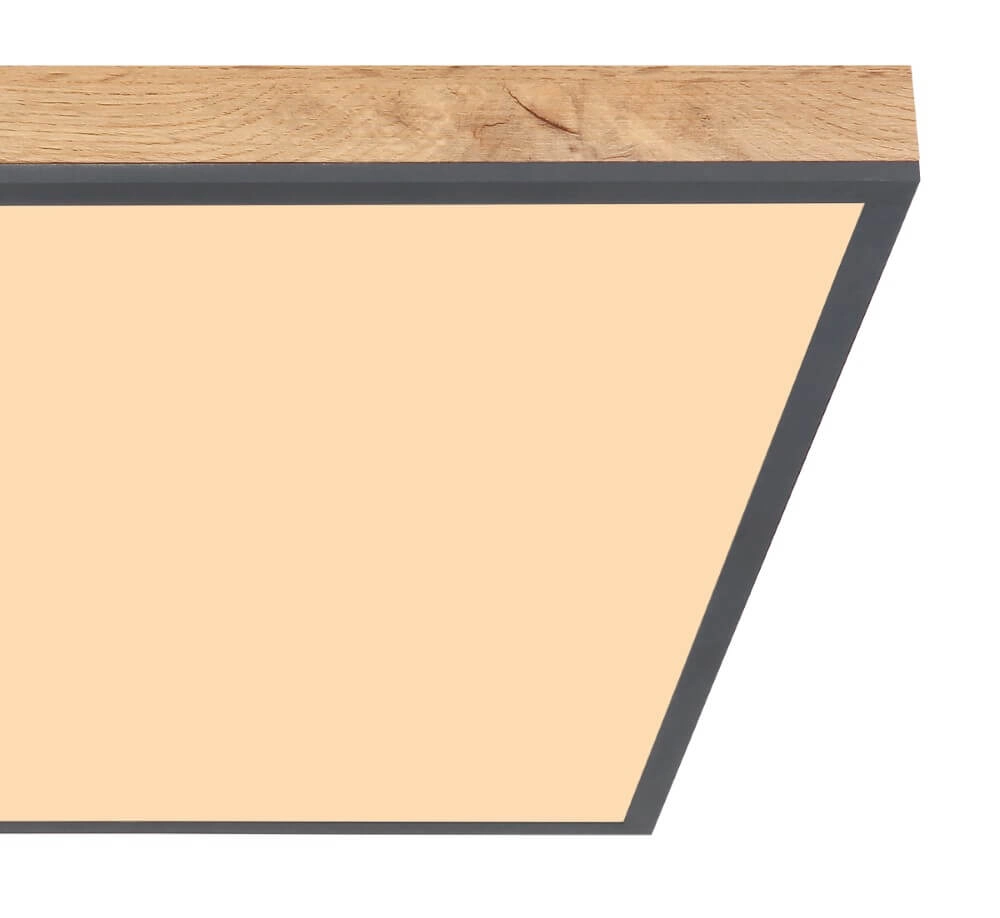 Plafonnier LED en bois Doro 59x59cm Globo 9007371421992