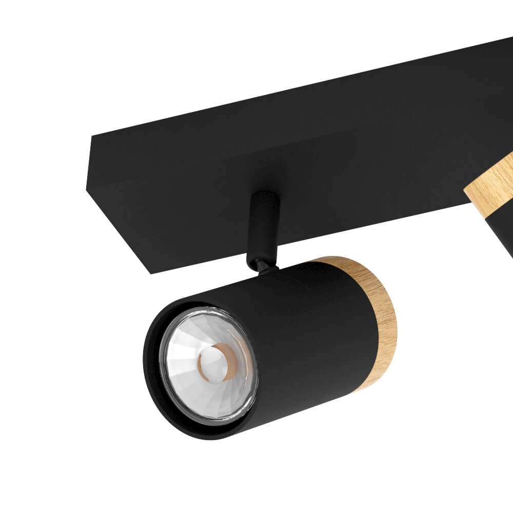 Spot en saillie noir Cartagena Stars of Light 9002759396480