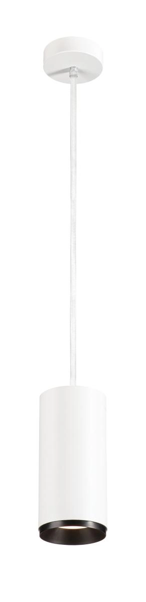 Lampe suspendue Numinos L Dali blanc/noir 4000K - 60 deg