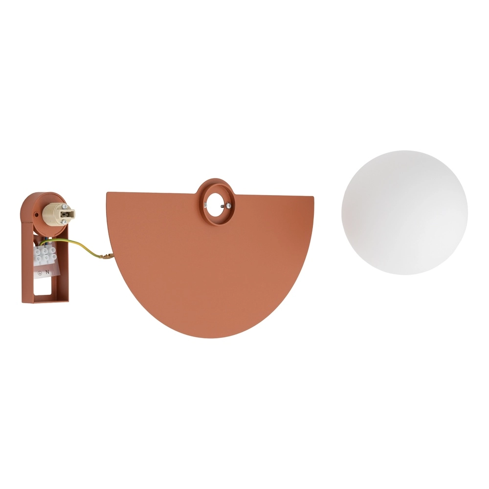 Demi-lampe murale Saturn Terre cuite Lyora 5903139126007