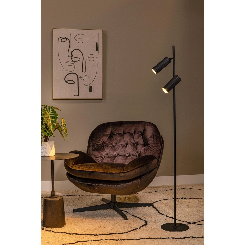 Lampe de pied Clubs Noir Lucide 5411212093462