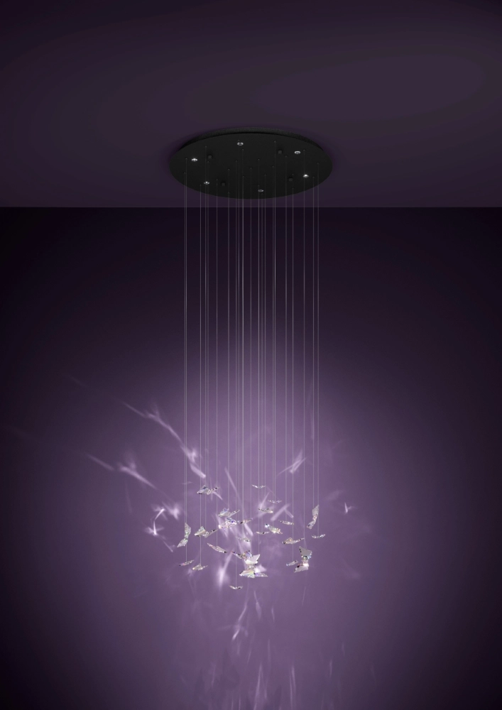 Design pendant lamp Adrados round Ø 58cm Stars of Light 9008606340255