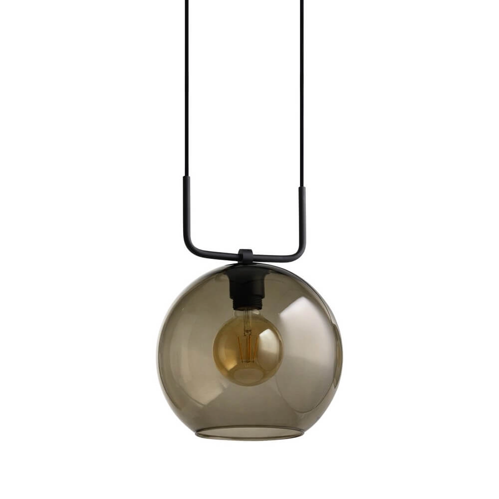 Lampe suspendue Monaco avec verre fumé
