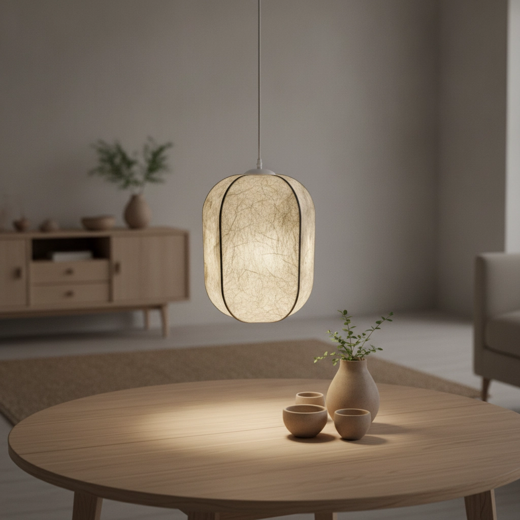 Suspension blanche Pierida Ø 30cm