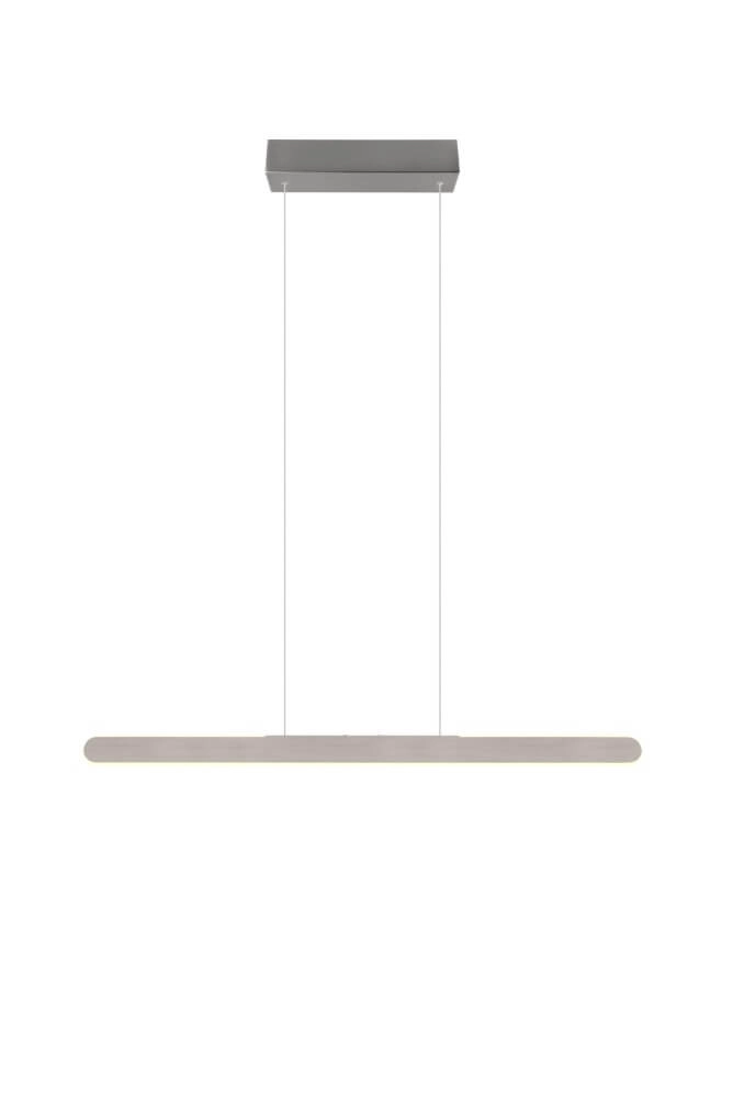 Lampe suspendue unique Helios métal brossé Trio 4017807597929