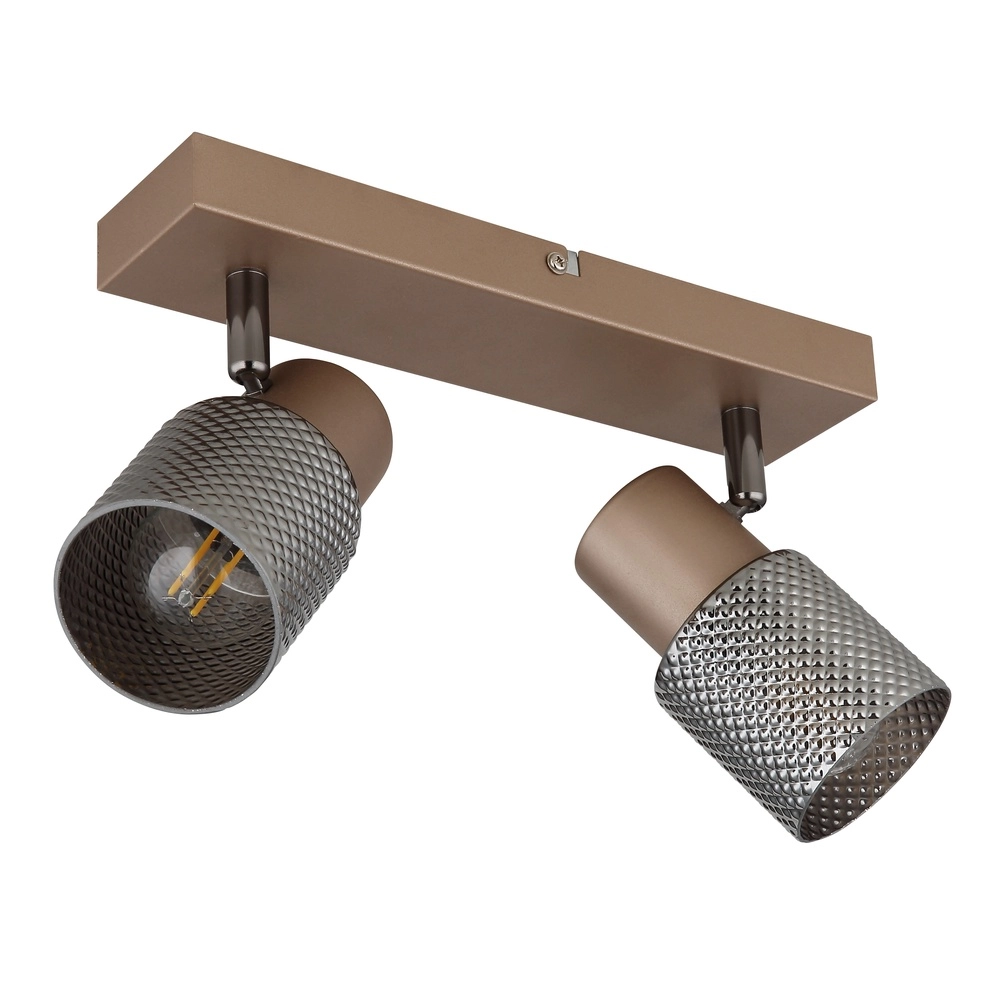 Lampe de plafond Satella 2-café marron clair Globo 9007371474561