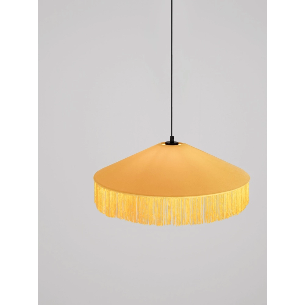 Lampe pendante Tiffany Velvy jaune Lyora 5212017493774