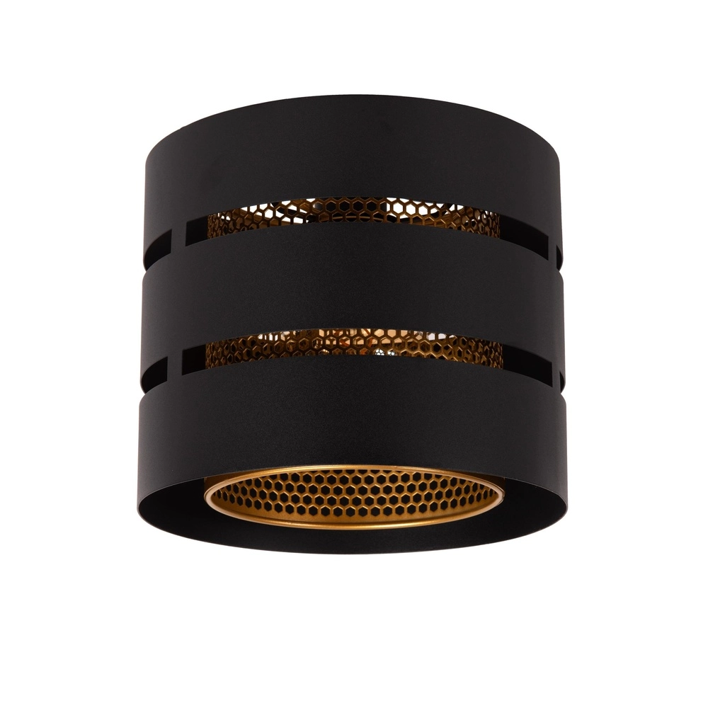 Lampe de plafond Rosas Ø 26 cm noir avec or