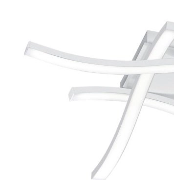 Plafonnier carré Route Trio 4017807473377