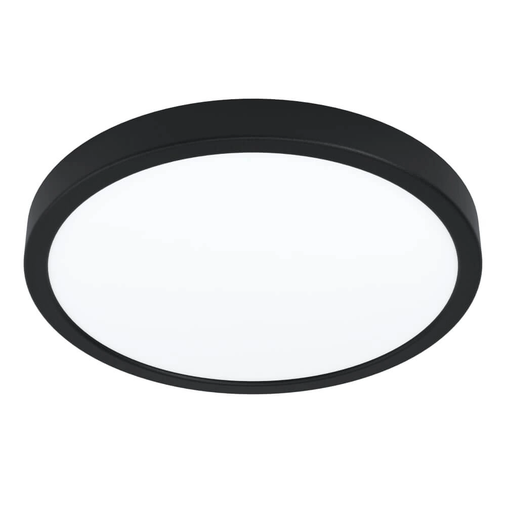 Plafonnier Zigbee Fueva-Z noir - Ø 28,5 cm