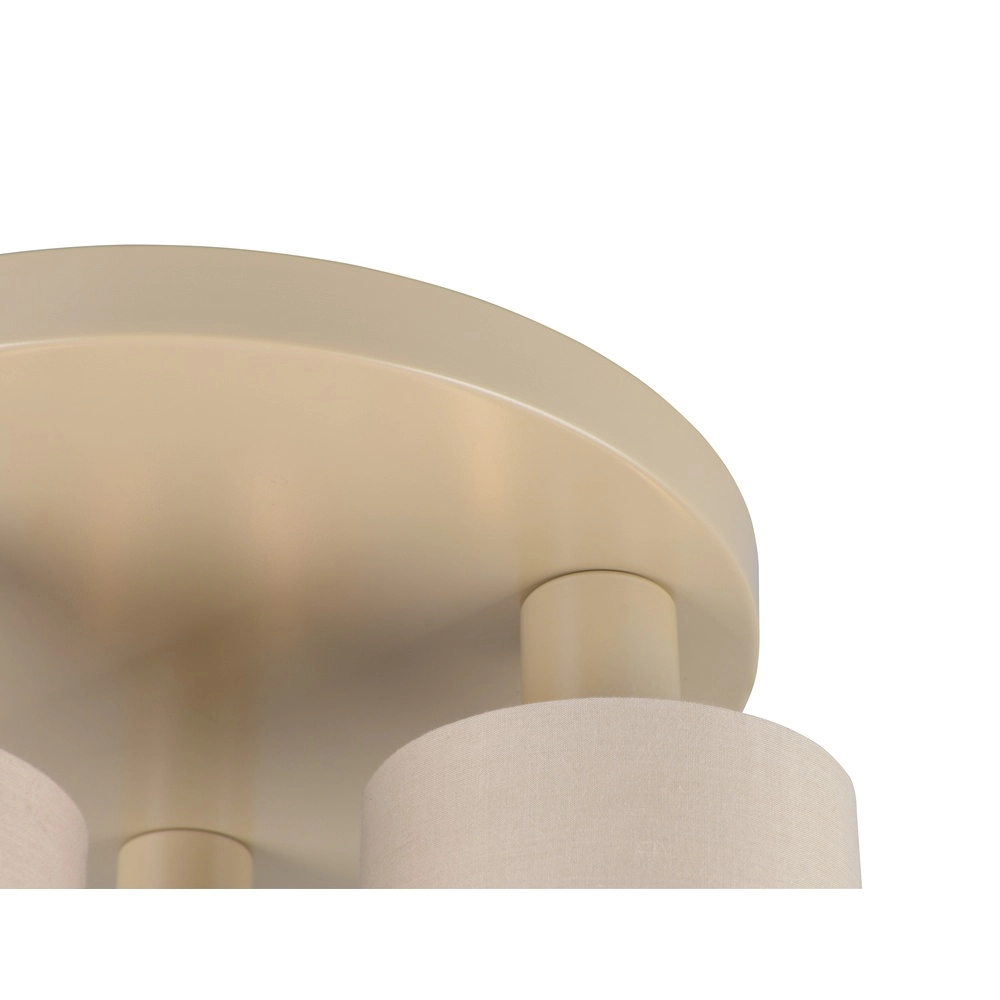 Lampe de plafond à 3 lumières Tommy brun sable Trio 4017807724189