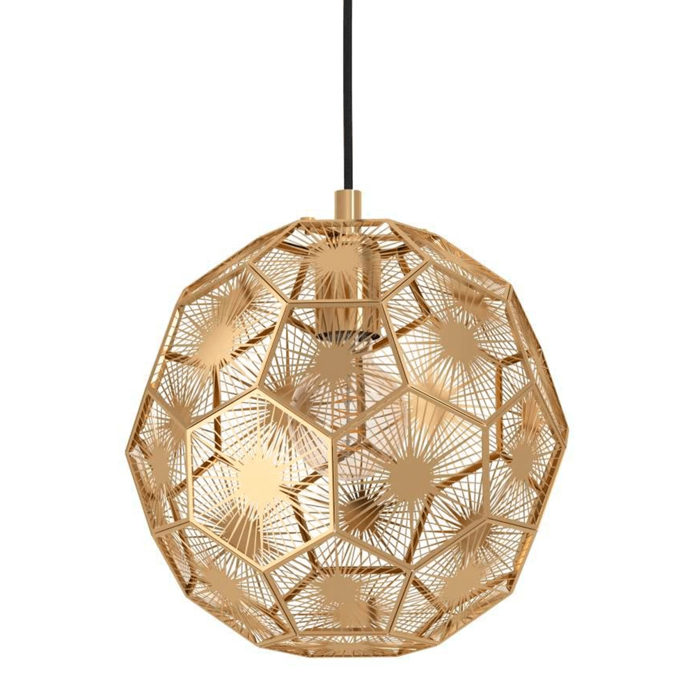 Lampe à suspension design dorée Skoura Ø 30 cm Stars of Light 9002759397548