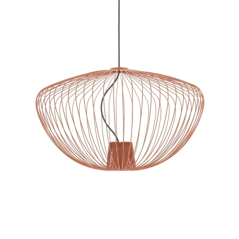 Lampe cage Pumpkin terre cuite Ø 54,5 cm Lyora 5903139114950