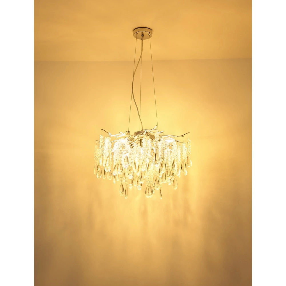 Lampe de plafond Kinga gris argenté Ø 60cm Globo 9007371578979