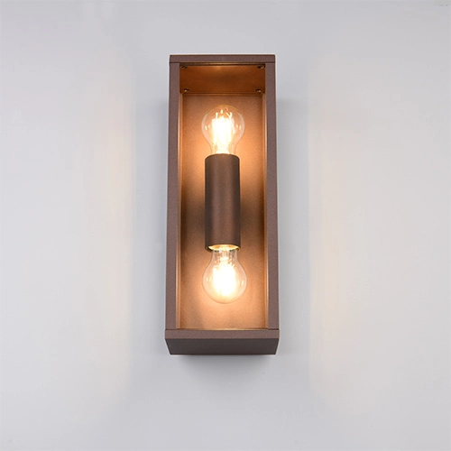 Lampe murale moderne Garonne M brun rouille Trio 4017807687392