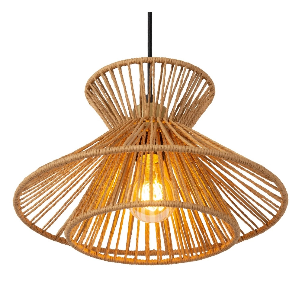 Lampe suspendue Tasman Rotin à 3 lumières Lucide 5411212105998