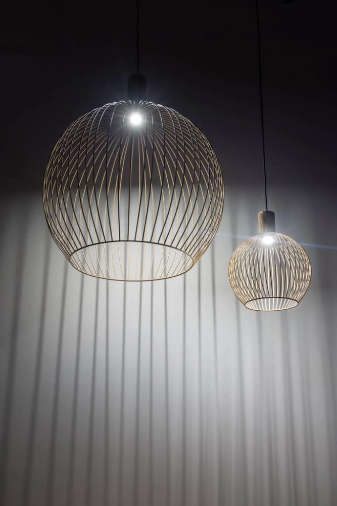 Lampe suspendue couleur sable Wire Sand Ø 50 cm ETH 8720195307129