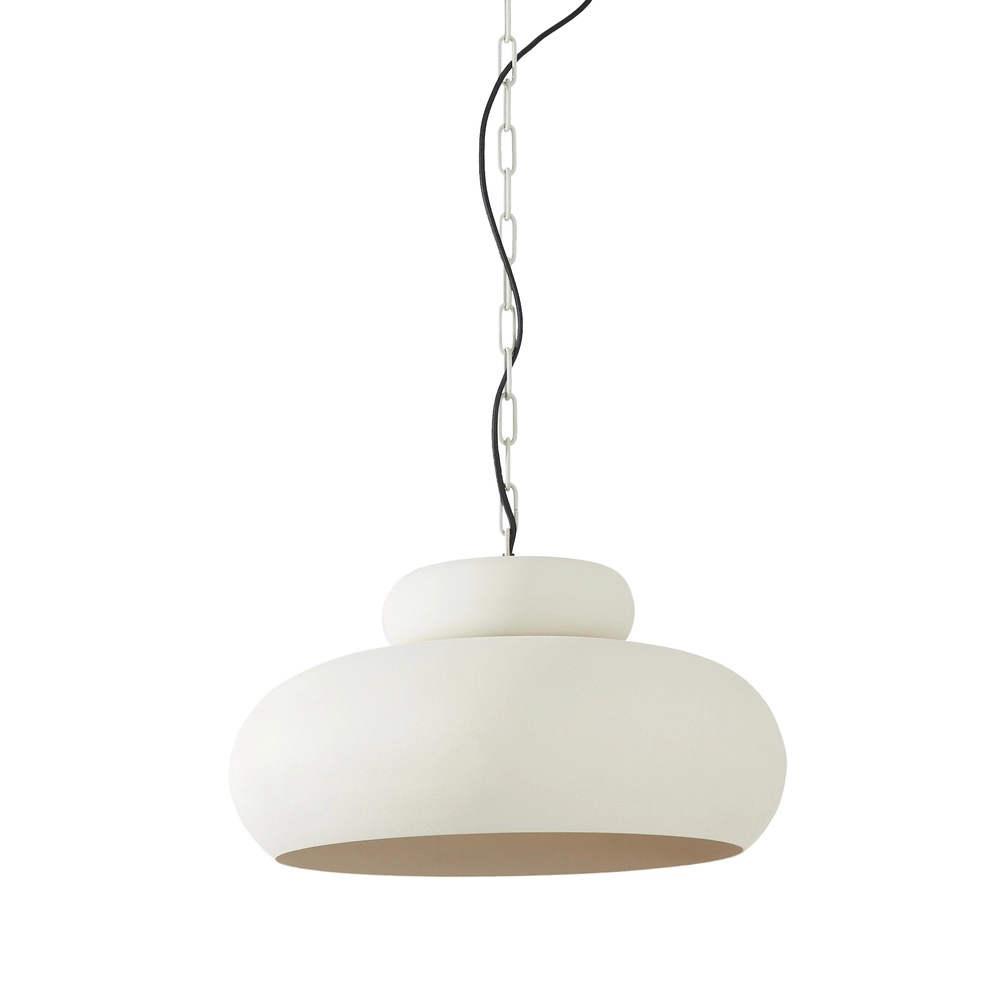 Lampe suspendue Neiva Ø 46cm - crème - 1x E27