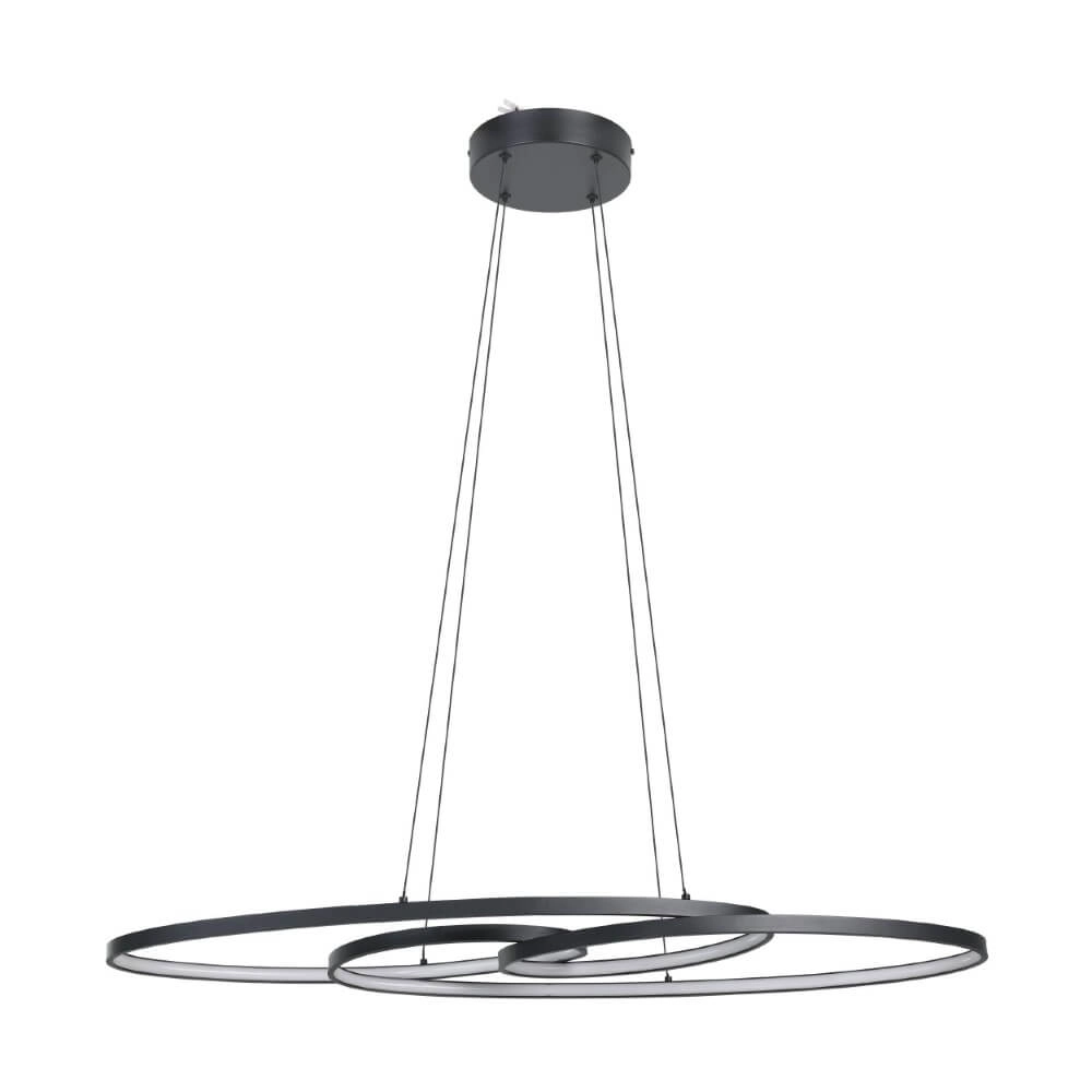 Lampe suspendue LED noire Gianella