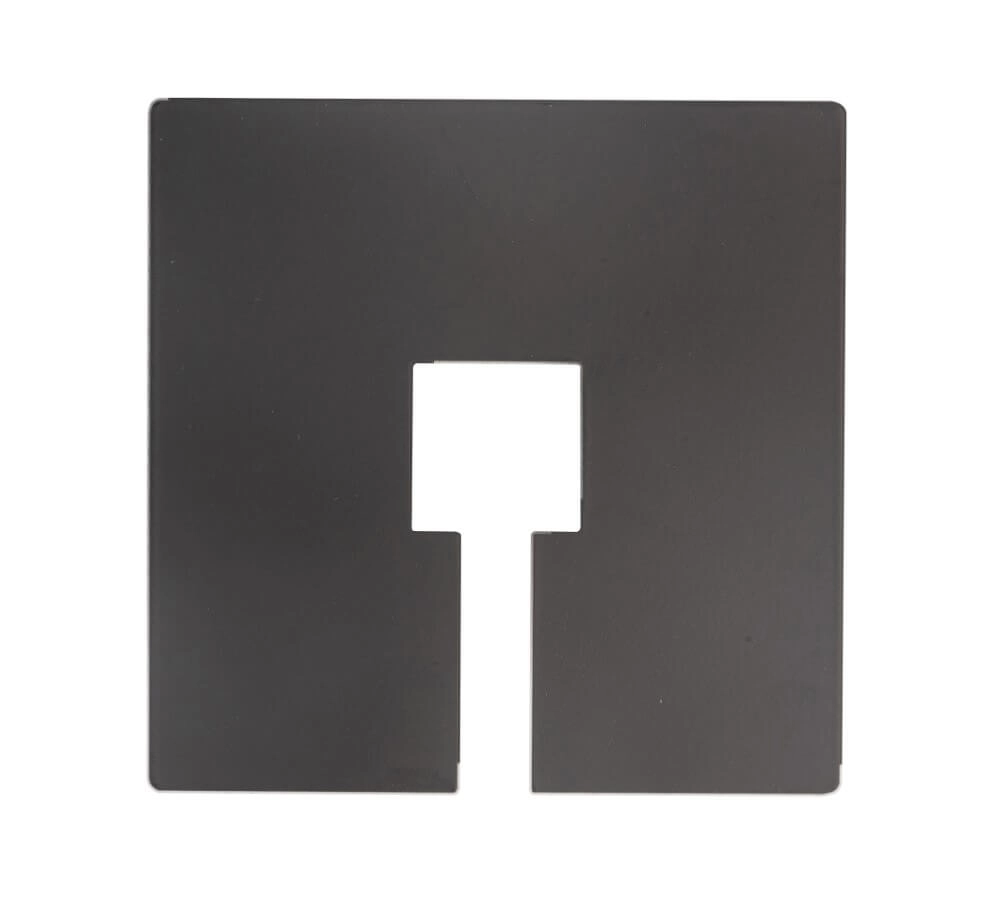 Plaque de couverture Central 10x10 - noir Plaque de couverture Central 10x10 - noir