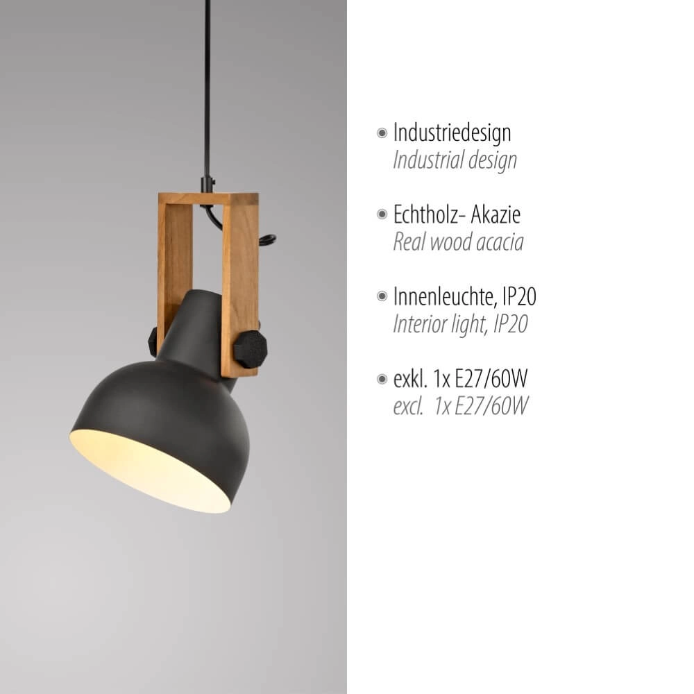 Lampe suspendue Cup 2.0 1 lumière Just Light 4043689000653