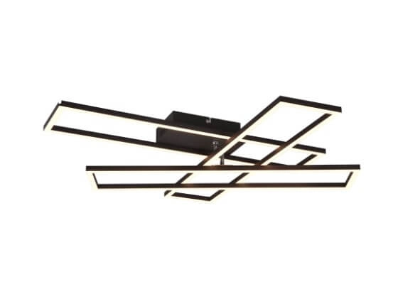 Plafonnier design Corso noir Trio 4017807572636