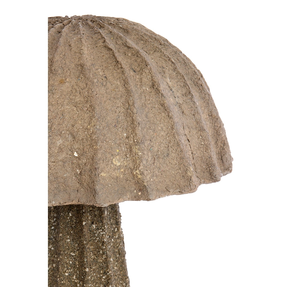 Lampe de table brute Christio Ø 36cm - gris foncé Light & Living 8717807795177