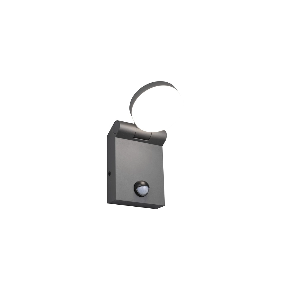 Applique murale élégante Adour anthracite avec capteur Trio 4017807603408