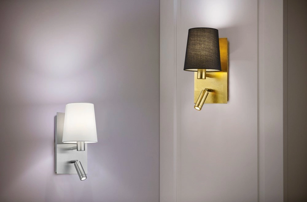 Lampe de lecture Marriot gris métallisé Trio 4017807374681