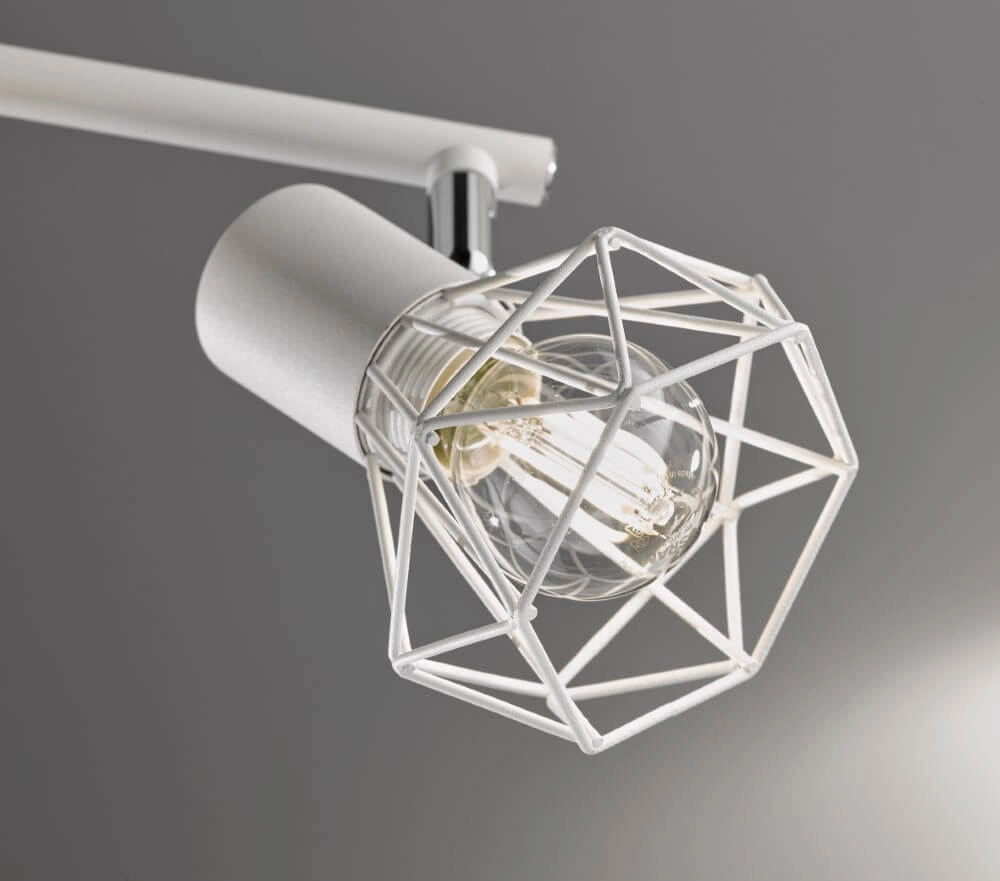 Spot en saillie blanc Ran 4 lumières Fischer & Honsel 4001133203937