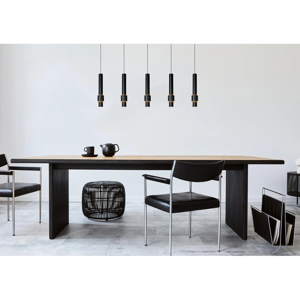 Lampe suspendue élégante Margary Noir à 5 lumières Lucide 5411212241917
