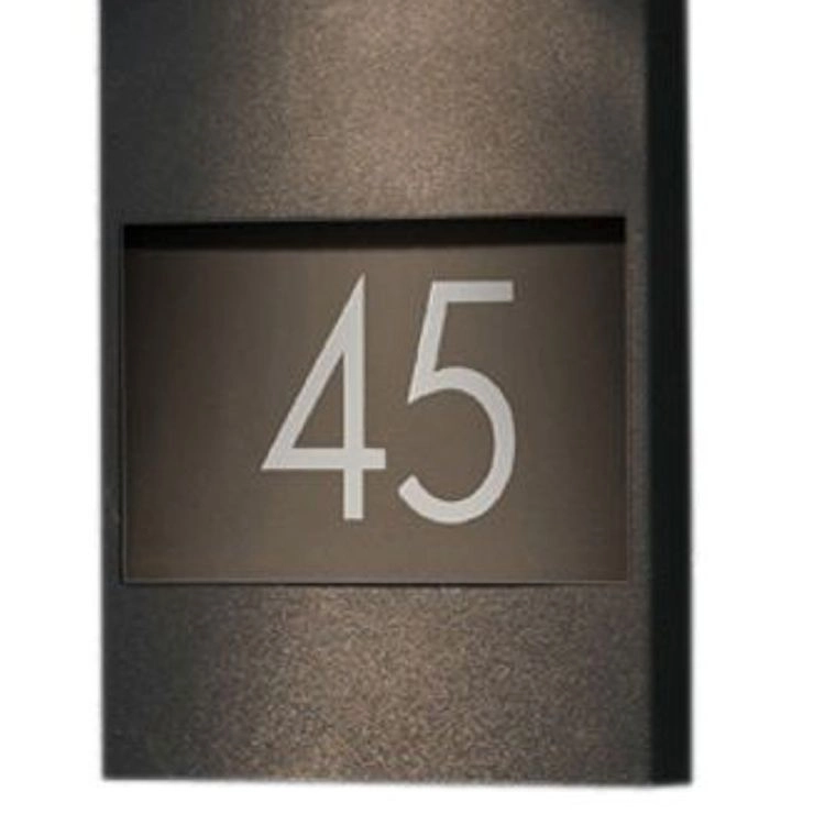 Spot murale Modena Adress noir avec numéro de maison KonstSmide 7318307655759