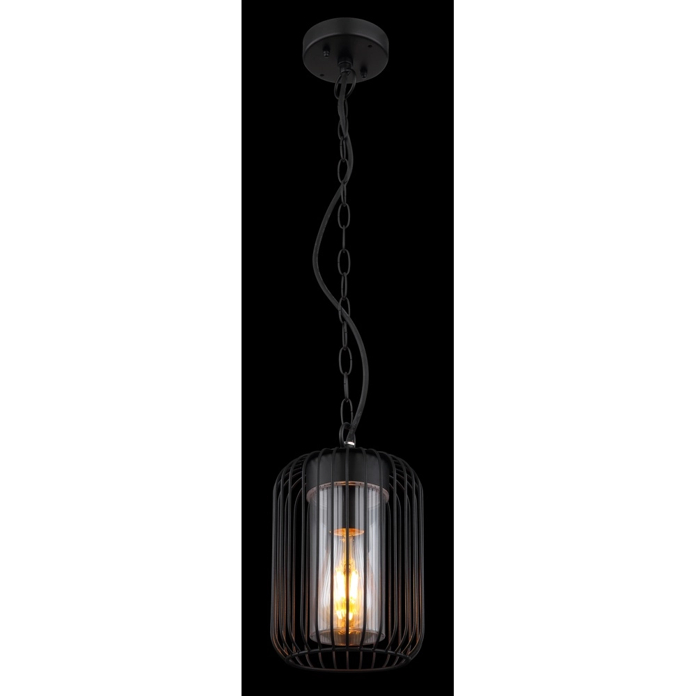 Lampe suspendue Nina Noir pour l’extérieur Globo 9007371435340