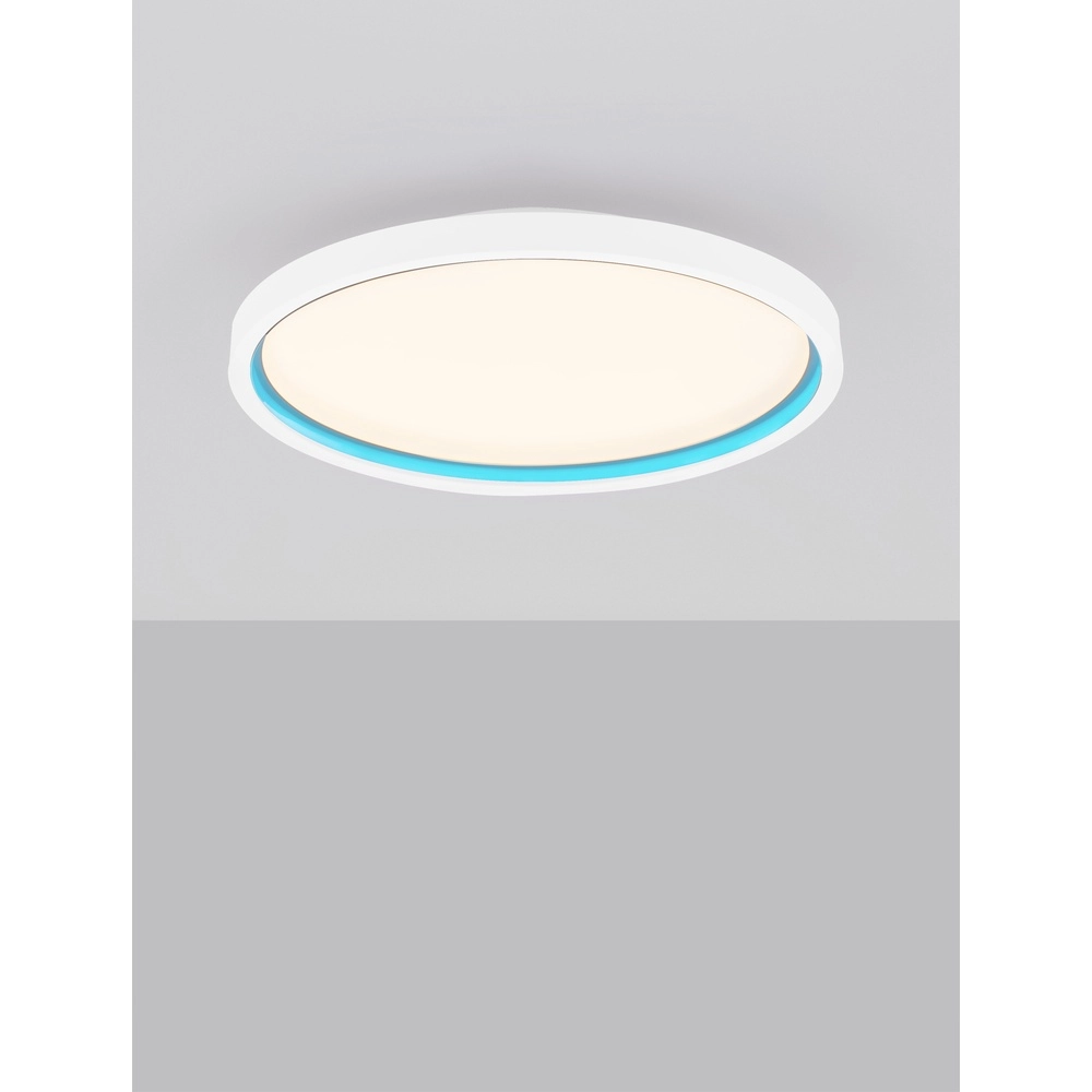 Plafonnier Chet Ø 39,3 cm avec fonction RGB Lyora 5212017450142