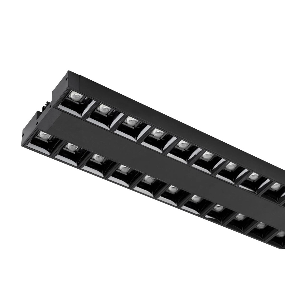 Fixation sur rail 57,4 cm Sight Evo double 3 phases noir 3000K SLV 4024163318709