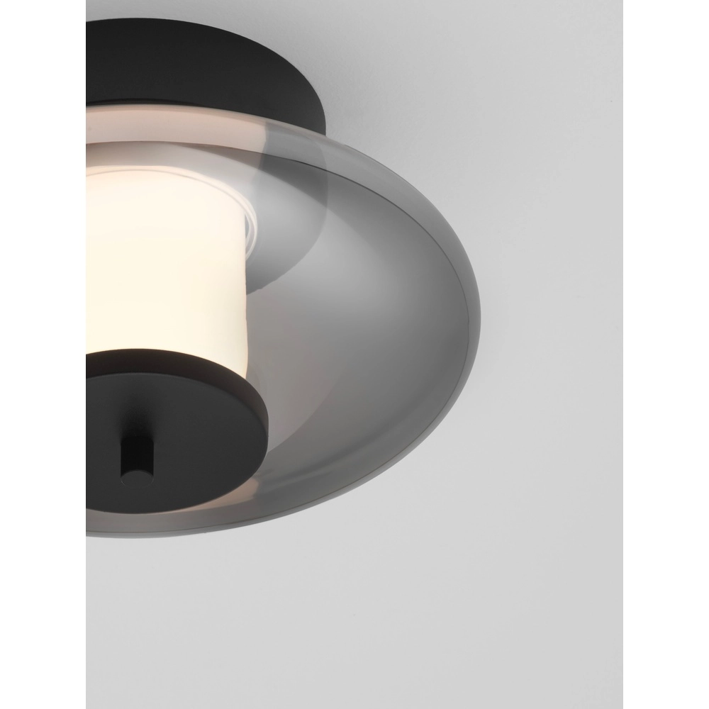 Lampe de plafond moderne Ballet noir Ø 26cm Lyora 5212017479860