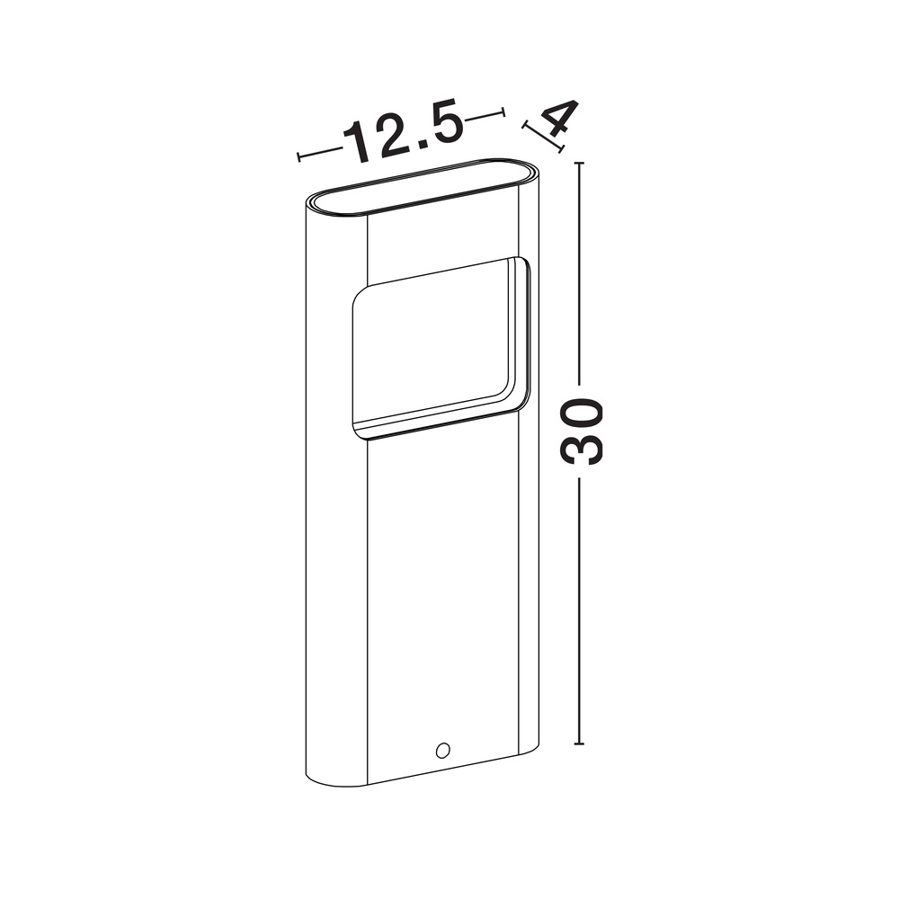 Lampe de jardin Tall noir Lyora 5212017453501