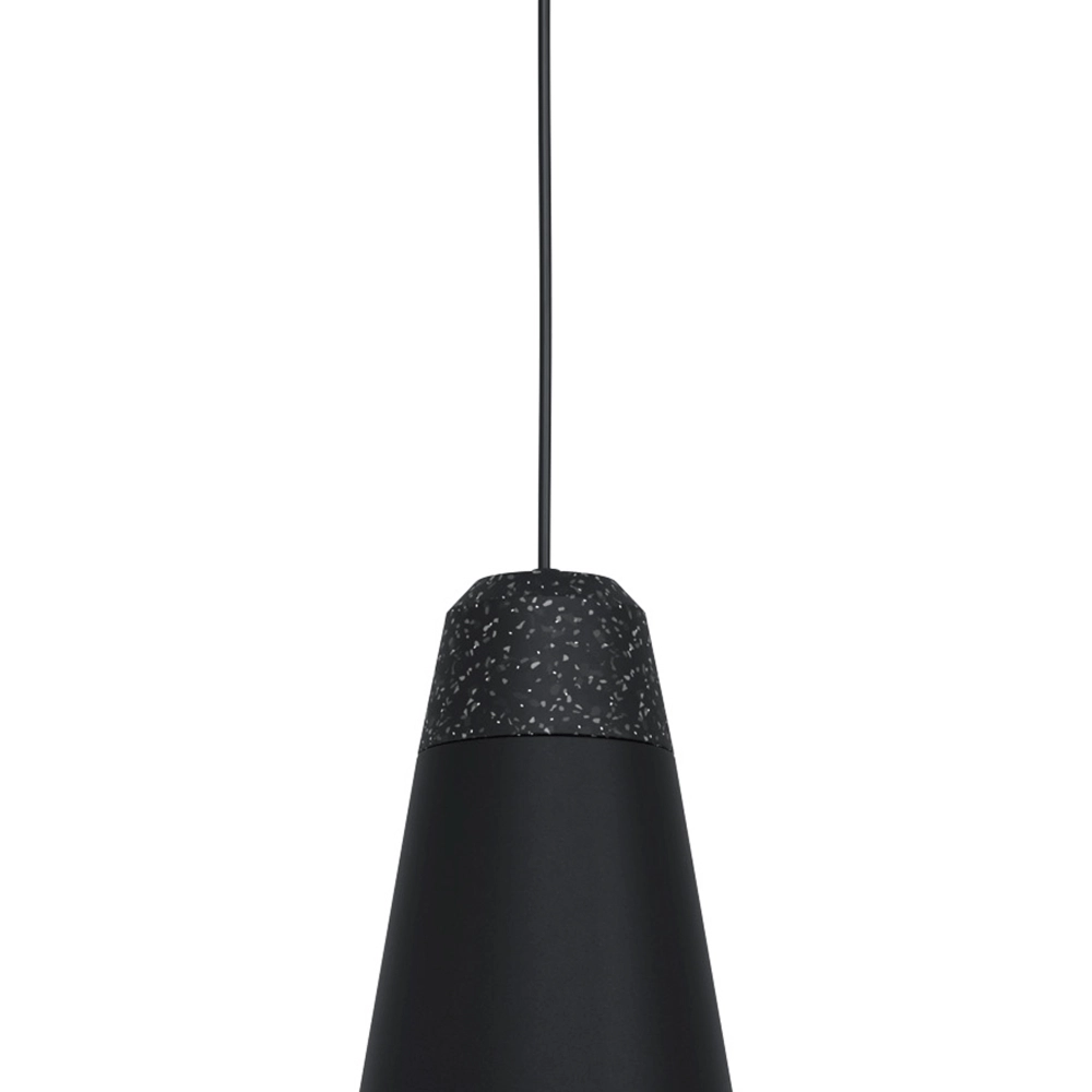 Lampe suspendue noire Canterras