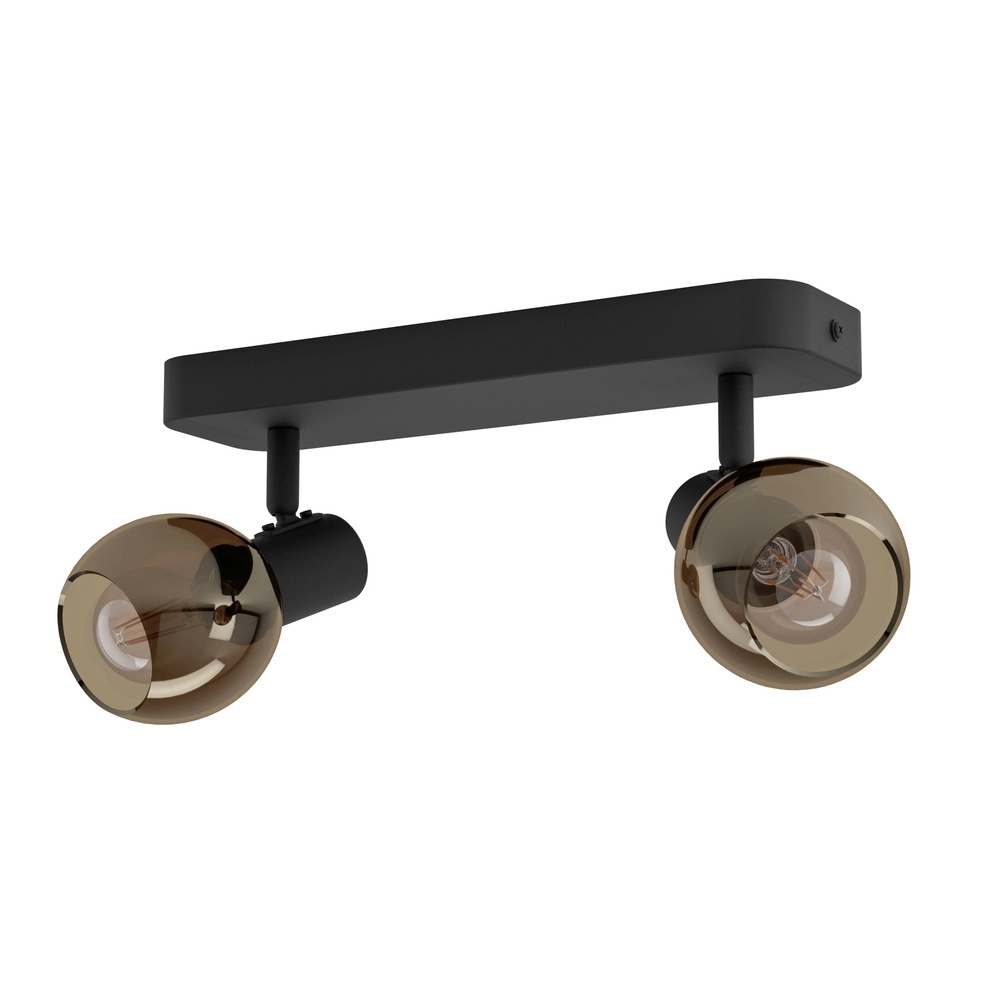 Lampe de plafond Castellazo 2-noir clair Eglo 9008606392094