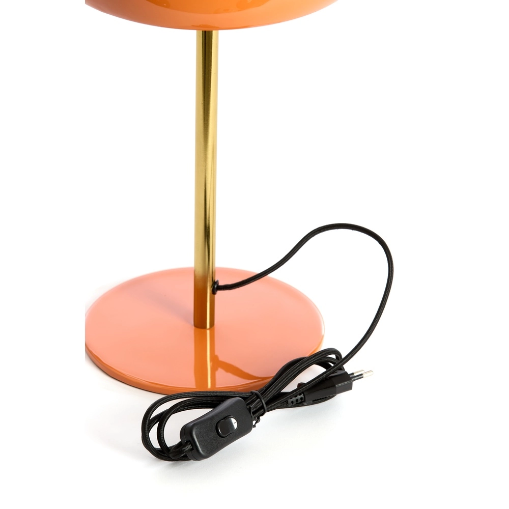 Lampe de table Surin Ø 23cm - orange brillant avec or Light & Living 8717807740955