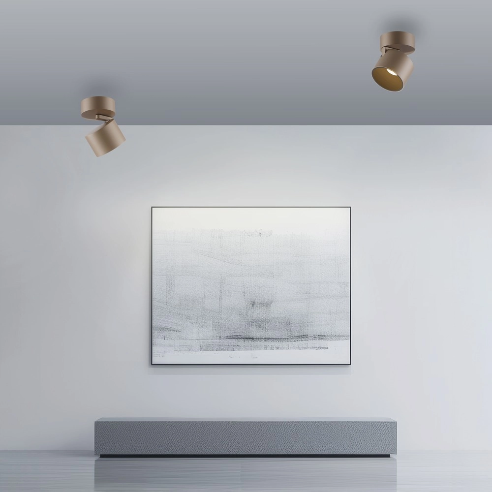 Spot lisse monté en surface Pure Cup Bronce Paul Neuhaus 4012248395592